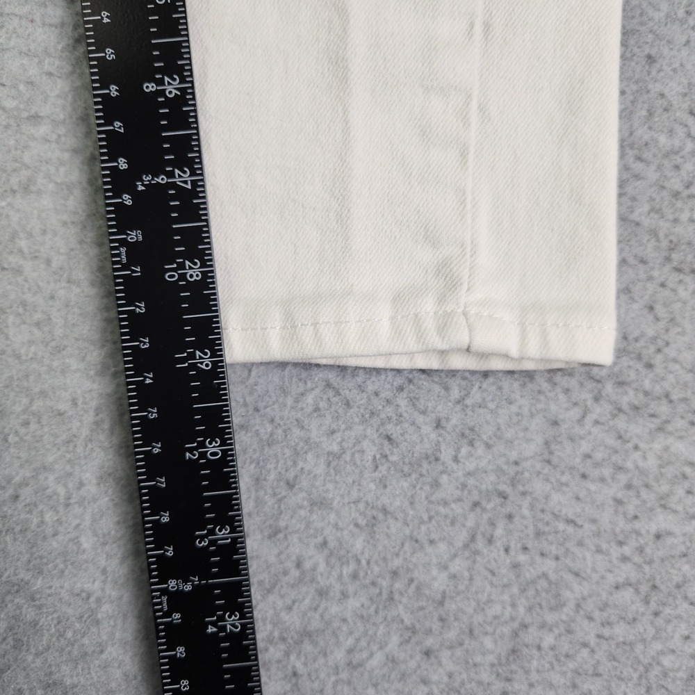 Levi's 311 Shaping Jeans Womens 27x30 White Denim Stretch Flattering Skinny Leg - Picture 6 of 13